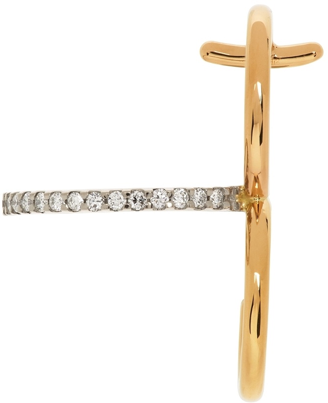 Photo: Charlotte Chesnais Gold Clover Diamond Single Earring