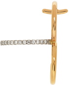 Charlotte Chesnais Gold Clover Diamond Single Earring