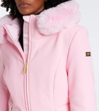 Goldbergh Prezioso belted hooded technical ski jacket