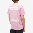 The North Face Men's Matterhorn Face T-Shirt in Orchid Pink