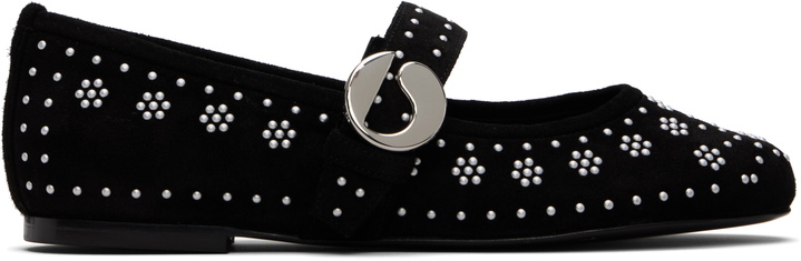 Photo: Coperni Black Belt Ballerina Flats