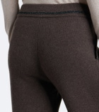 Eleventy Knitted cashmere wide-leg pants