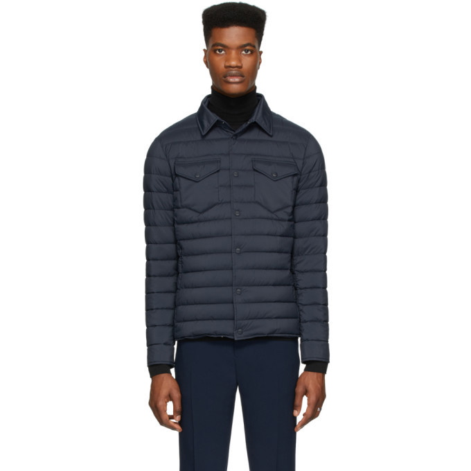 Photo: Herno Navy Nylon Matte Jacket