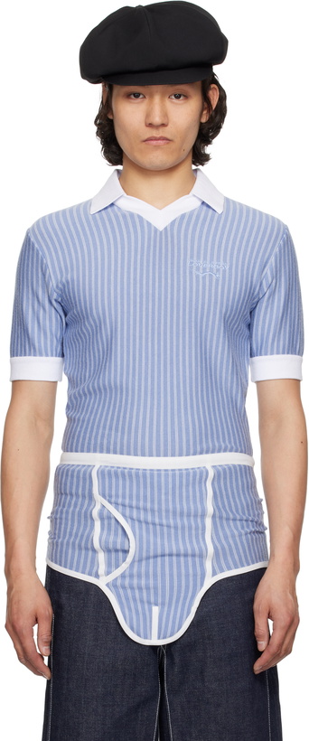 Photo: Charles Jeffrey LOVERBOY Blue Cheeky Onesie Polo