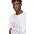 Alexander McQueen White Botanical Skull T-Shirt