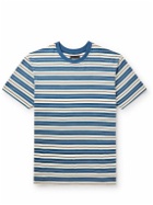 Howlin' - Striped Cotton-Jersey T-Shirt - Blue