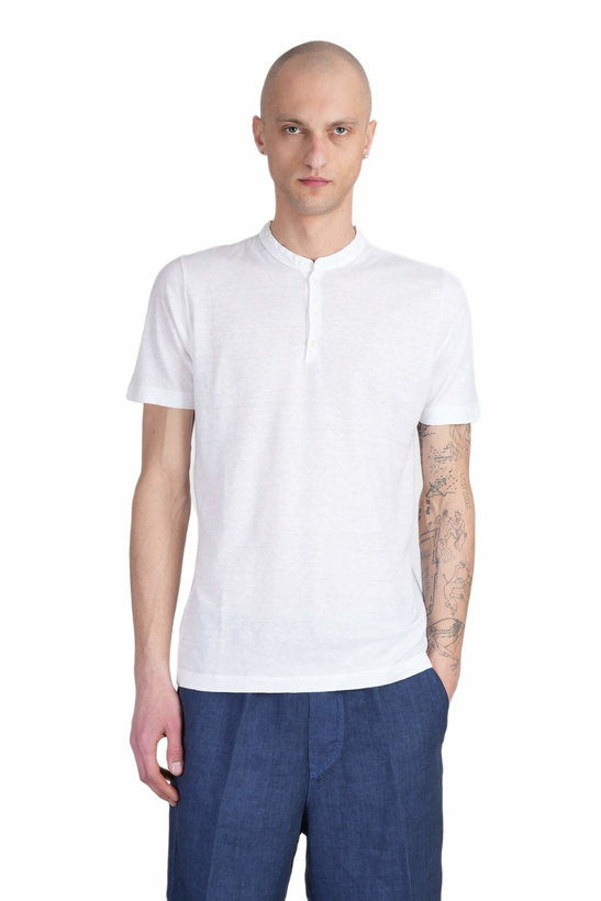 Photo: 120% Lino T-shirt In White Linen