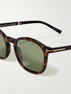 TOM FORD - Round-Frame Tortoiseshell Acetate Sunglasses