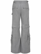 BALENCIAGA Flared Cotton Cargo Pants