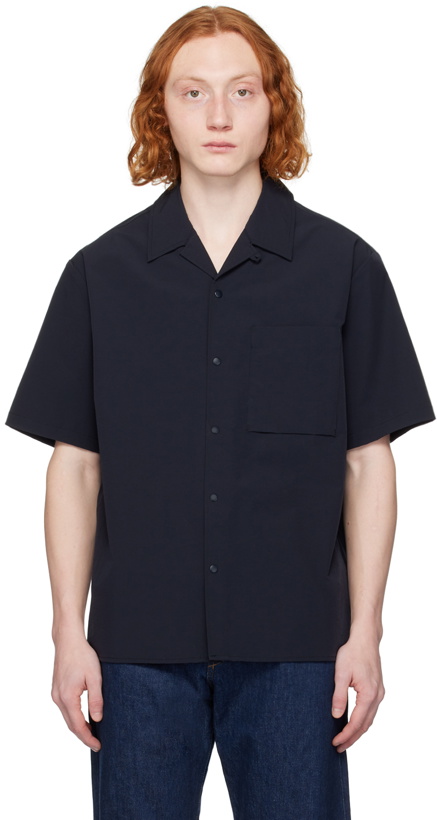 Photo: NORSE PROJECTS Navy Carsten Shirt