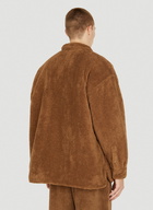 Teddy Overshirt in Brown