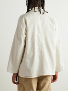 Monitaly - Convertible-Collar Linen and Cotton-Blend Jacket - Neutrals