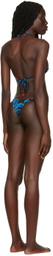 Louisa Ballou Blue Mini Ring Bikini