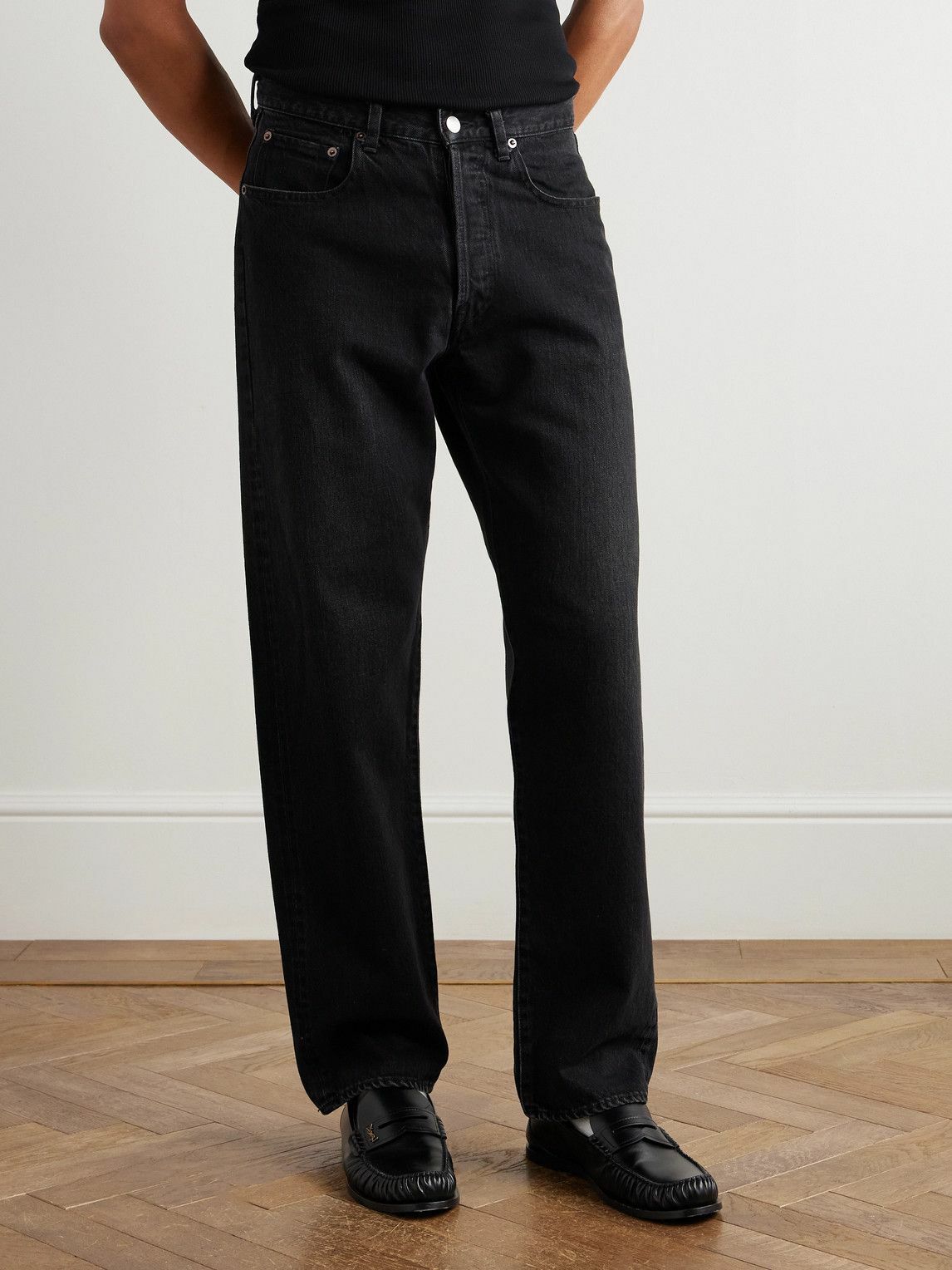 ssstein - Vintage Reproduction Tapered Jeans - Black
