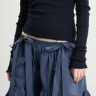 Cecilie Bahnsen Women's Cai Skirt in Ripstop in Navy