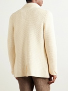 Anderson & Sheppard - Merino Wool and Cashmere-Blend Cardigan - Neutrals