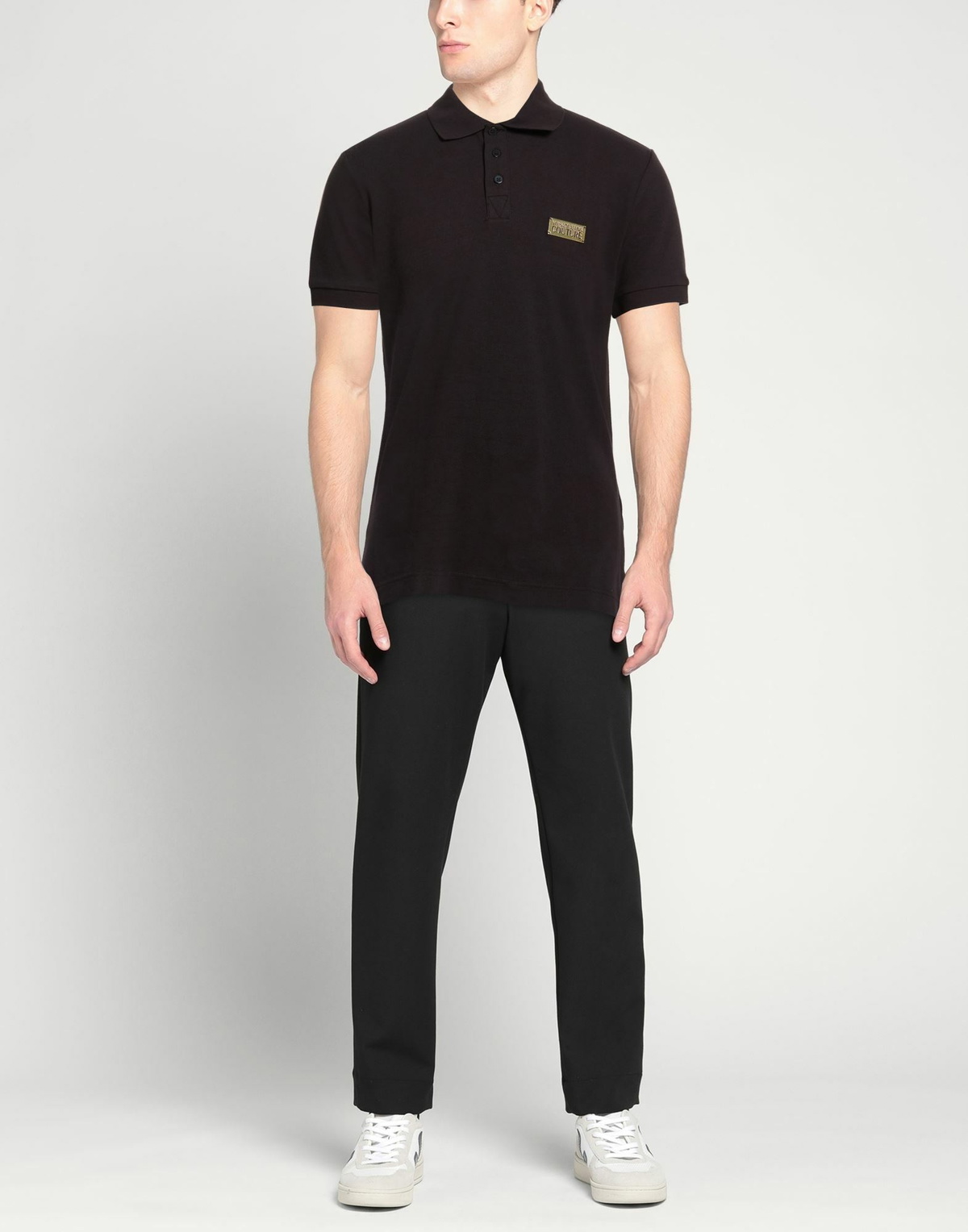 Versace Jeans Couture Mens Polo shirt in Black