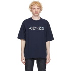 Kenzo Navy Skate Logo T-Shirt