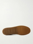 Officine Creative - Halo 001 Leather-Trimmed Suede Sneakers - Brown