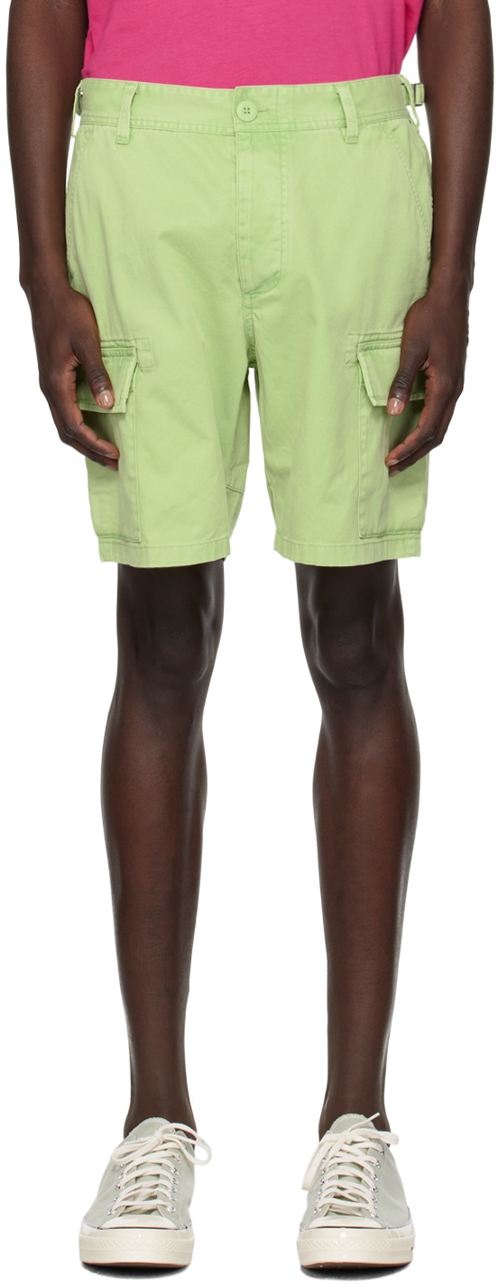 Photo: Saturdays NYC Green Balugo Sunbaked Shorts