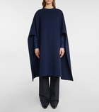 The Row Bruun wool and cashmere cape