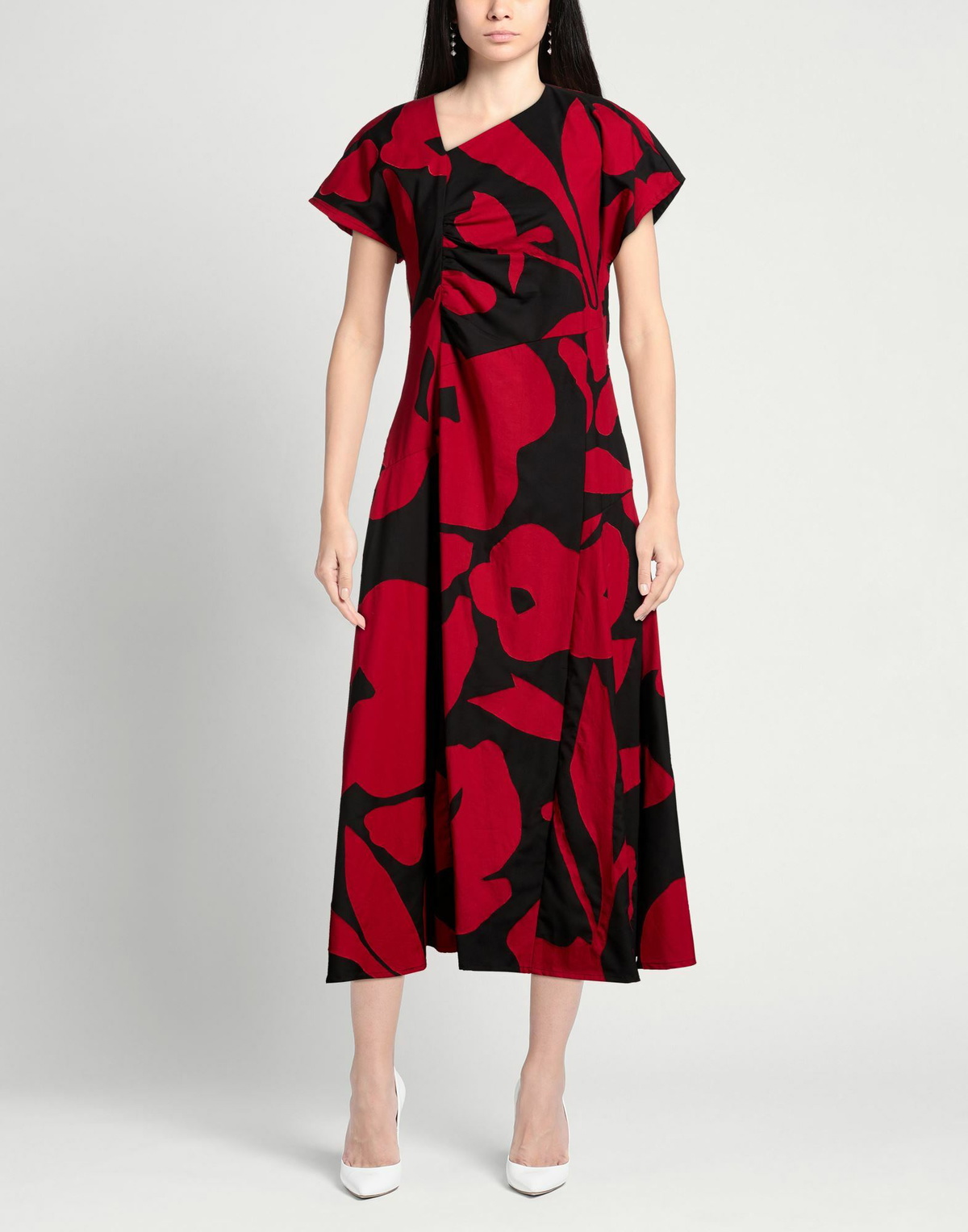 Lovebirds Womens Midi dress in Red