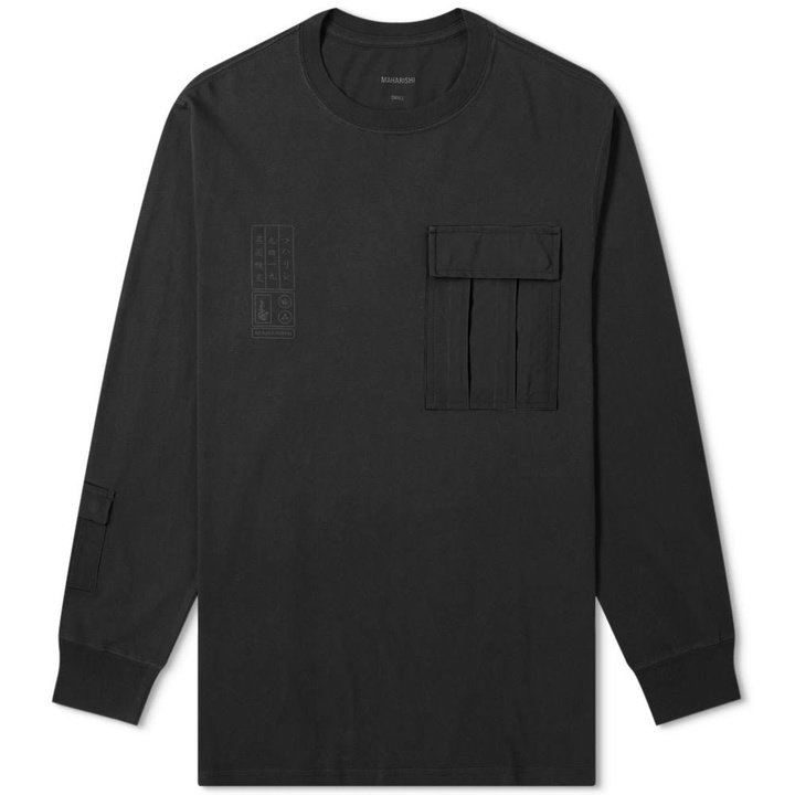 Photo: Maharishi Long Sleeve Tech Cargo Pocket 3M Tee