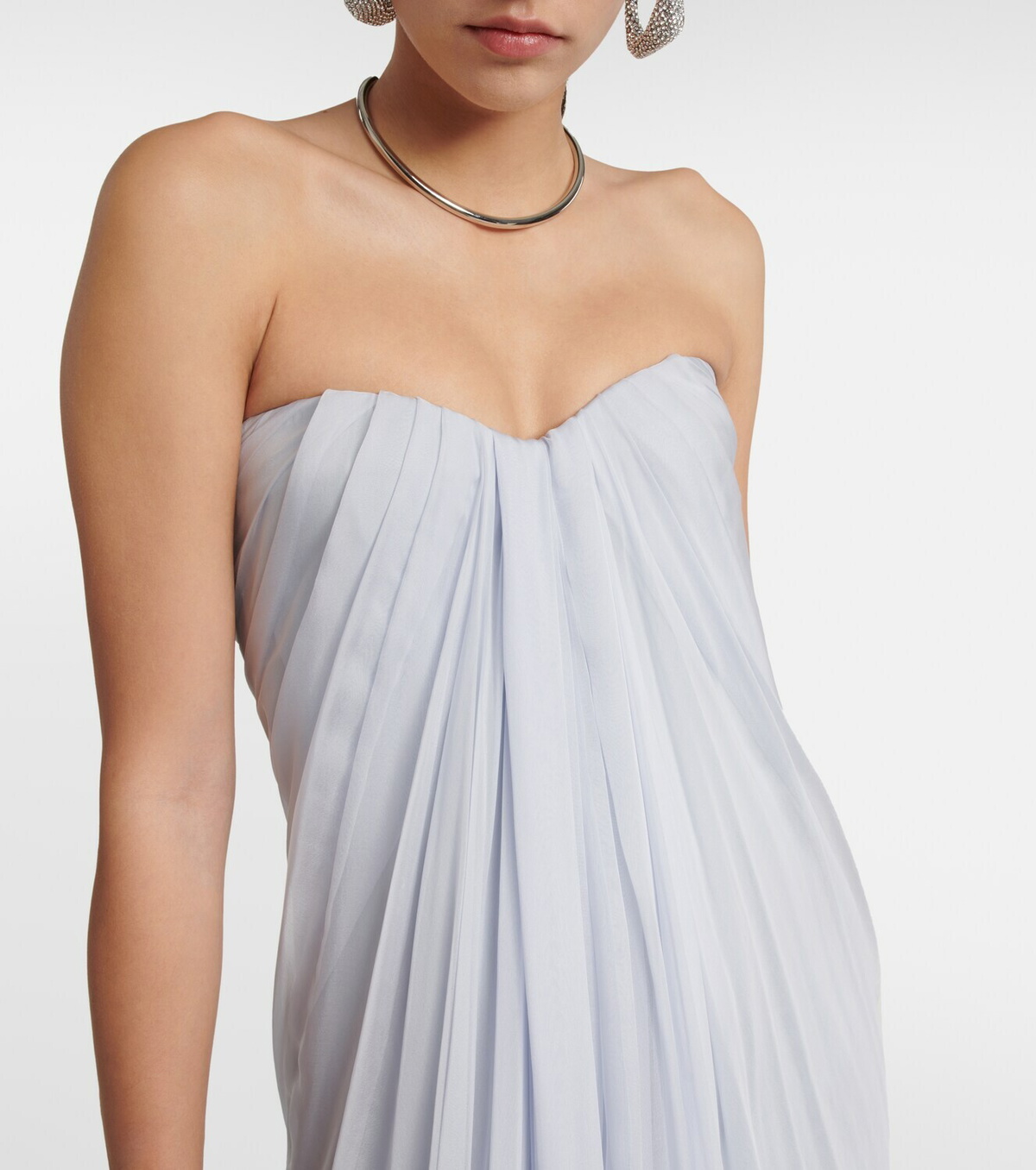 Alexander McQueen - Silk chiffon gown Alexander McQueen