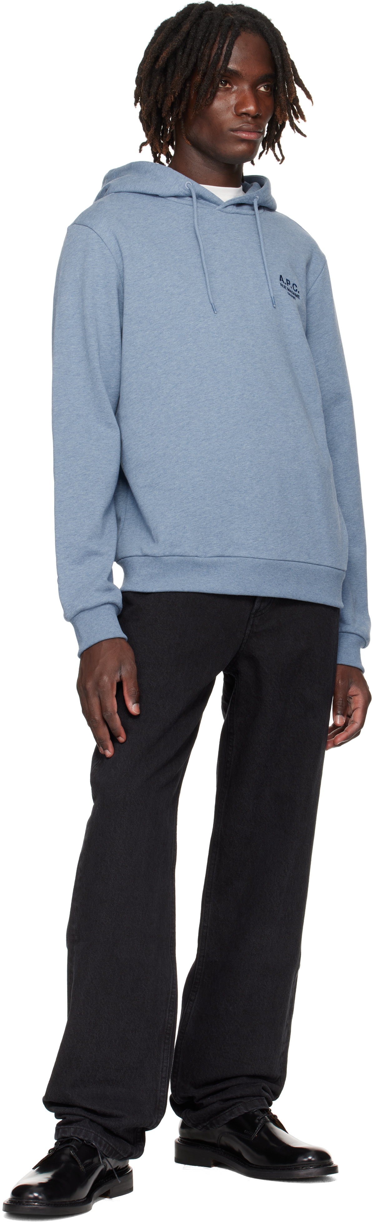 A.P.C. Blue Standard Rue Madame Hoodie