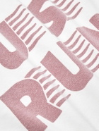 Remi Relief - US Run Printed Cotton-Jersey T-Shirt - White
