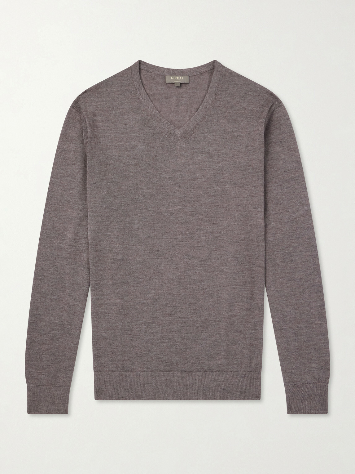 N.PEAL - Conduit Cashmere and Silk-Blend Sweater - Brown