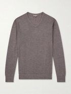 N.PEAL - Conduit Cashmere and Silk-Blend Sweater - Brown