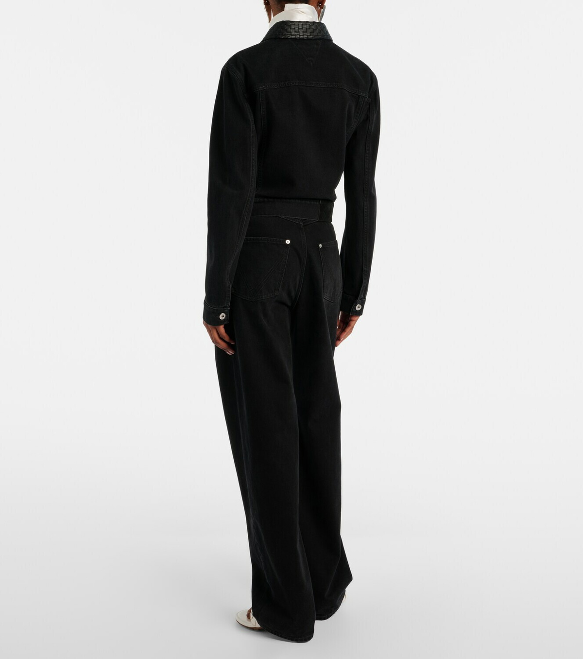 Bottega Veneta High-rise wide-leg jeans