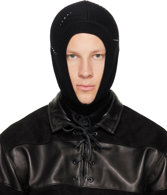 Photo: Ernest W. Baker Black Crystal Embellished Balaclava