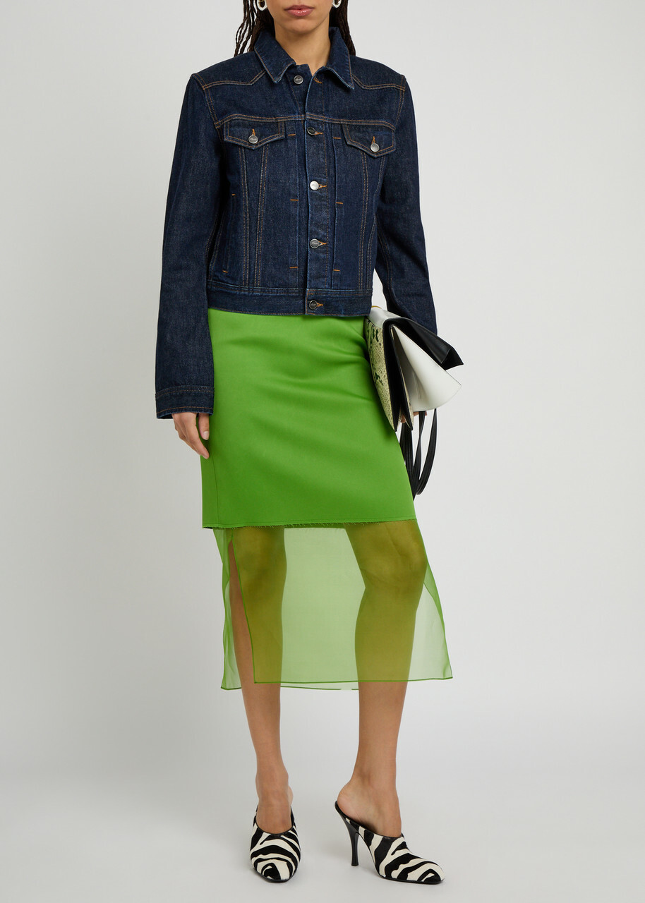 Khaite Augustine Denim Jacket Indigo