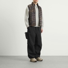 Taion Men's Mountain 800FP Zip Light Down Vest in Brushed Meadows