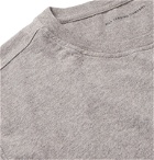 Pop Trading Company - Logo-Print Mélange Cotton-Jersey T-Shirt - Gray