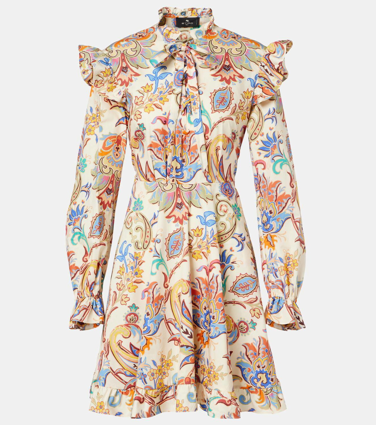 Etro Printed cotton minidress