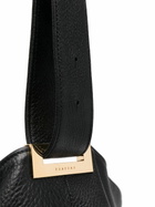 Tsatsas Black Sacar Leather Shoulder Bag