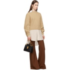 Chloe Brown Wool and Cashmere Sweater