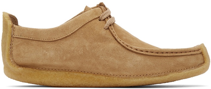 Photo: Padmore & Barnes Taupe M480 Suede Lace-Ups