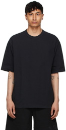 Y-3 Black Raw Jersey Graphic T-Shirt