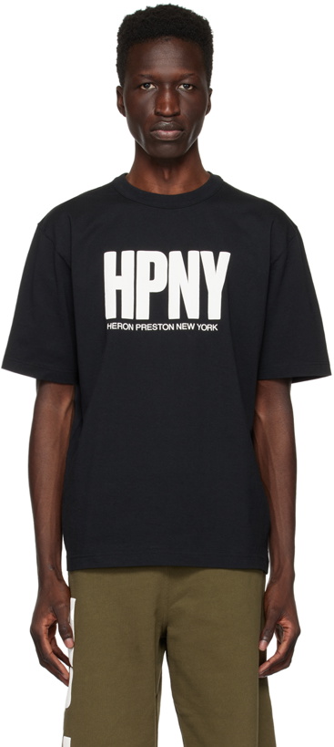Photo: Heron Preston Black HPNY T-Shirt