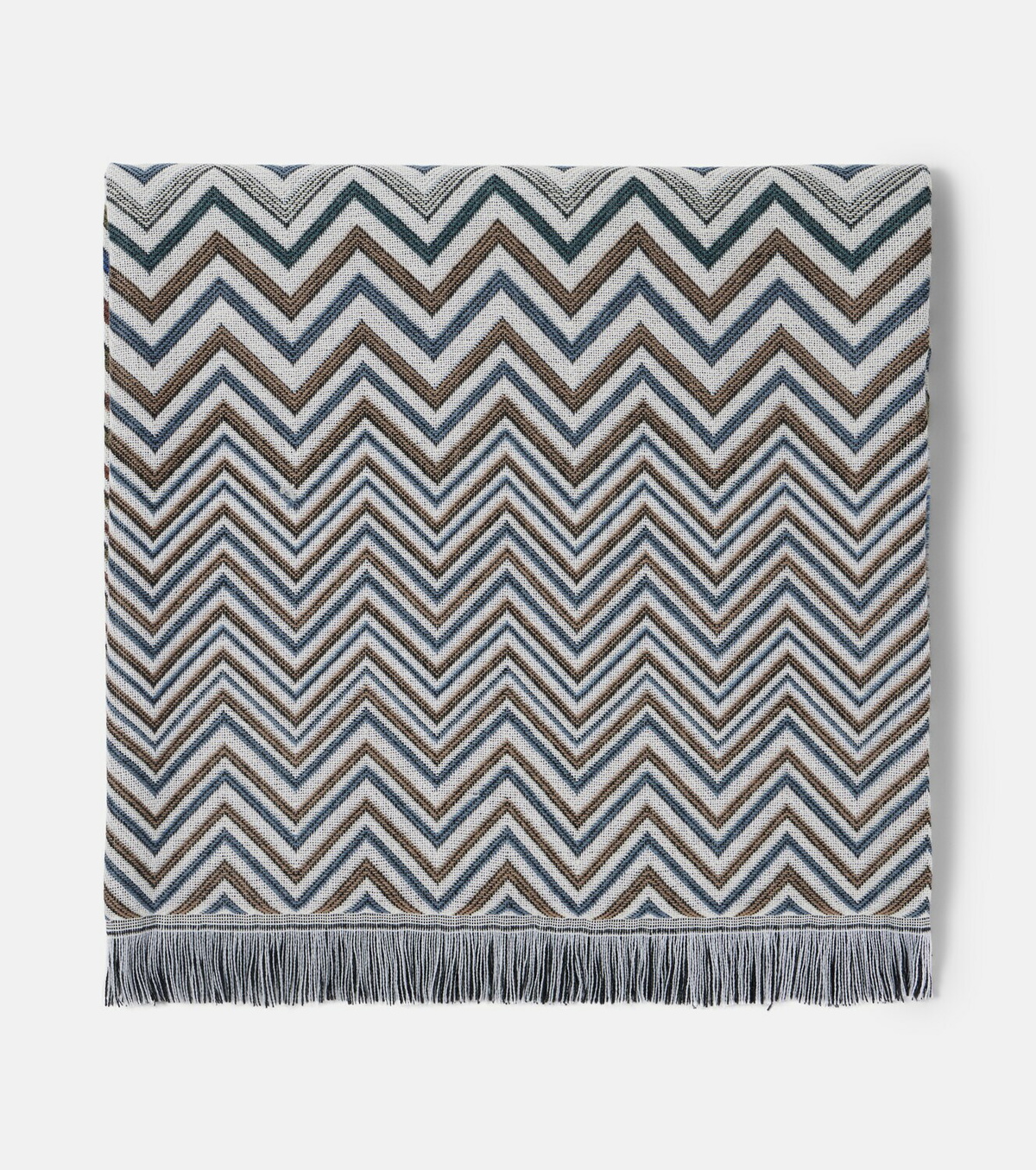 Missoni Antwan fringed wool-blend throw
