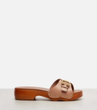 Chloé Jeannette 40 embellished leather clogs