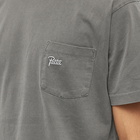 Patta Men's Basic Washed Pocket T-Shirt in Dark Gull Grey