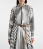 Ralph Lauren Collection Capri striped linen shirt