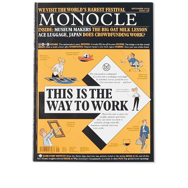 Photo: Monocle: The Way To Work. Issue 126, September 19
