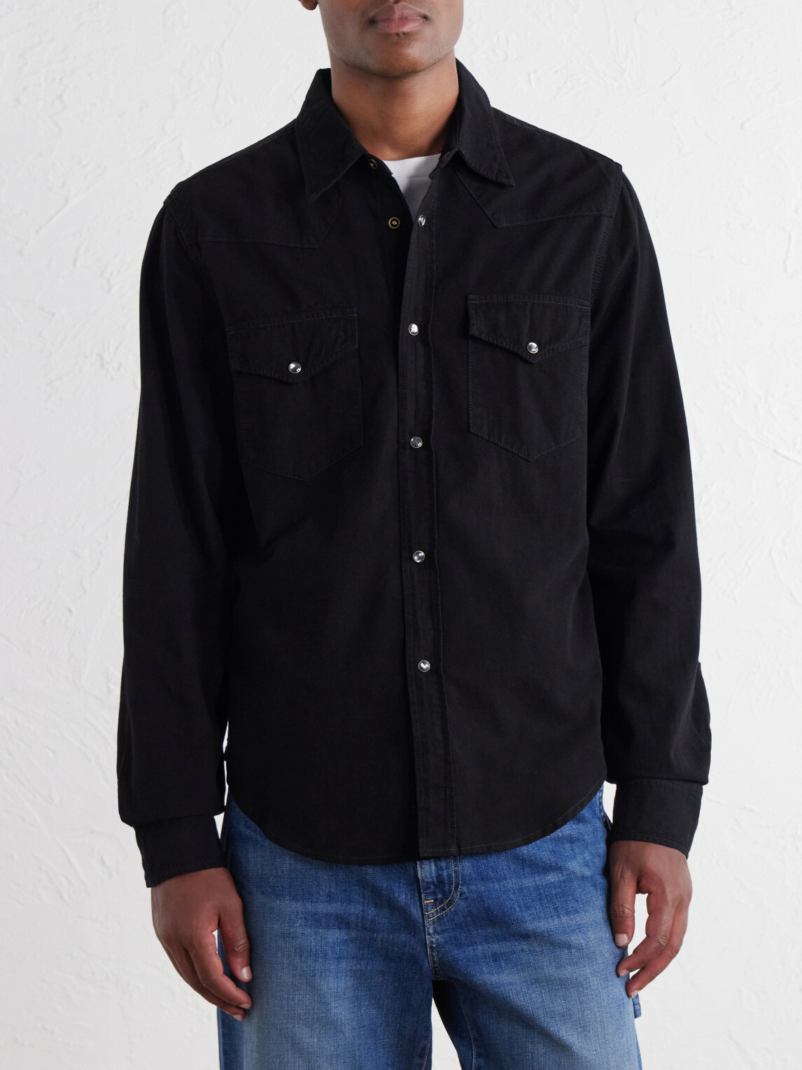 Nili Lotan - Travis Denim Shirt - Black