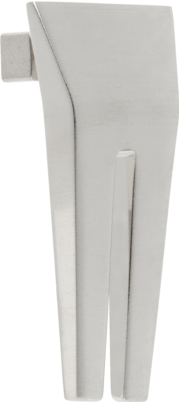 Rick Owens Silver Open Trunk Single Earring